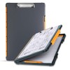 Dexas Legal Size XL Slimcase 2 Storage Clipboard, Gray with