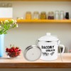 1.5L Bacon Grease Container with Strainer, 46oz Large Enamel Rustic