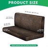 molasofa Leather Like RV Dinette Cushion Covers, RV Booth Seat