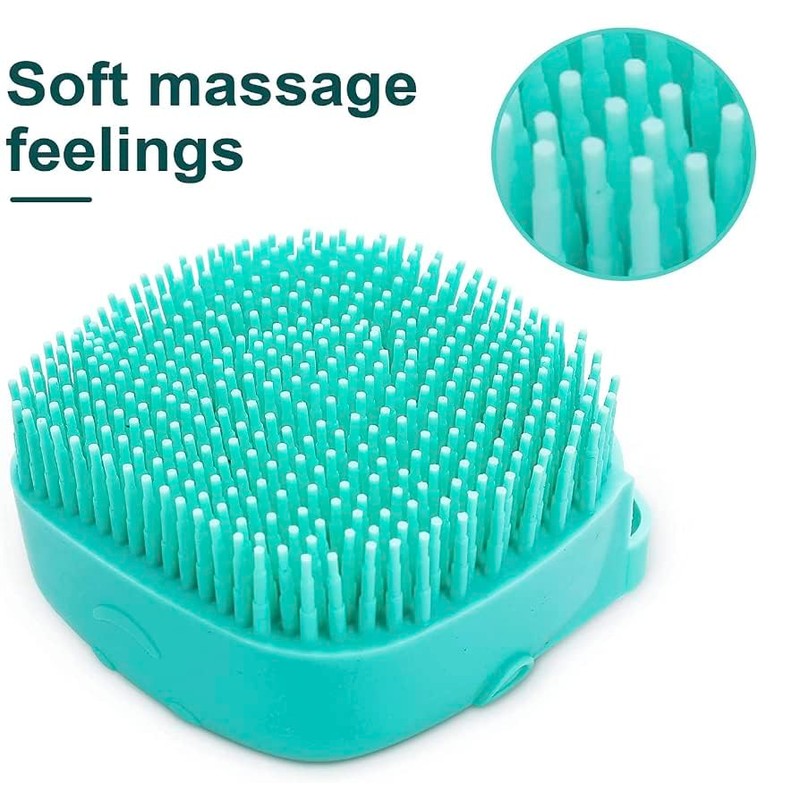 Pet Bath Massage Brush Puppy Dog Cat Grooming Cleaning Soft
