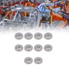 Knurled Thumb Nut 304 Stainless Steel Knurled Flat Head Through