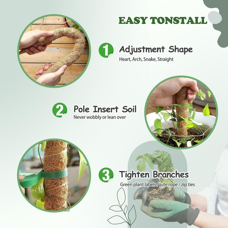 Monstera Stanches 1 Pack 120cm, Higo Stanches Can Be Bended