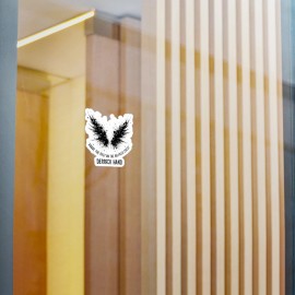 ASA Emporium Roughneck Oilfield Above Decal Sticker, Hardhat Vinyl Waterproof Outdoor Truck - 3" x 4", Kiss-Cut, Satin