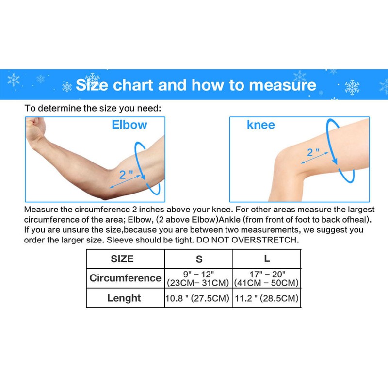 Elbow Gel Sleeve Cold and Hot Compression Elastic Fit Elbow