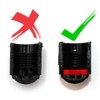 SAMIKIVA (30 Pack) Tire Stem Valve Caps, with O Rubber