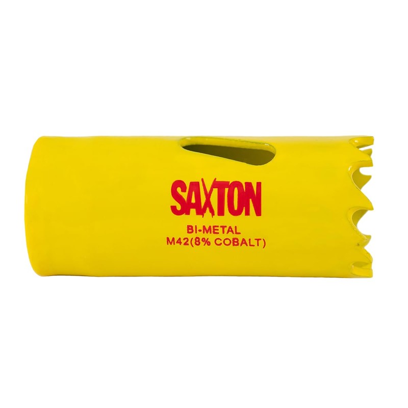 Saxton HSS Hole Saw Cutter M42 Bi-Metal 8% Cobalt Heavy