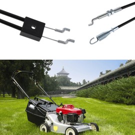 The Lord of the Tools Lawn Mower Throttle Cable & Clutch Cable Compatible with Einhell Compatible with Hecht Lawn Mowers Accessories Control Pull Cable 1515mm & 1320mm Length