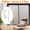 12pcs Valance Clips for Blinds,2 Inch Clear Blind Clips Plastic