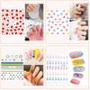 Nail Stickers for Women and Little Girls - 12 Sheets