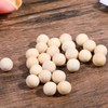 100PCS Round Wooden Balls for Crafts, Unfinished Natural Wood Balls