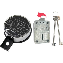 MOUNT Ambition Safe Lock Replacement Electronic Lock Left Hand Swing Bolt & 2 Keys