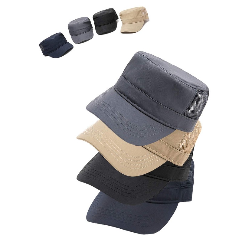 Laquest Large Size Side Mesh Work Cap, Deep, Maximum 25.6