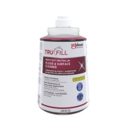 SC Johnson 684502 2 L Cartridge Heavy Duty Neutral Floor Cleaner - Fruity Floral Scent (2/Carton)