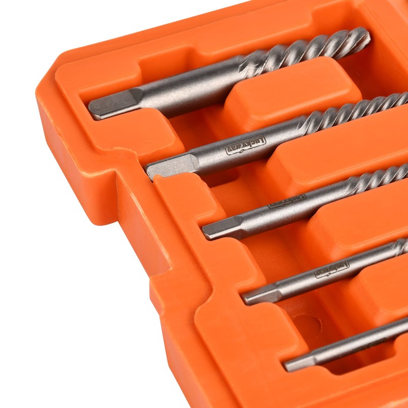 Luckyway 5-Piece Damaged Screw Extractor Set Damaged & Stripped Screw