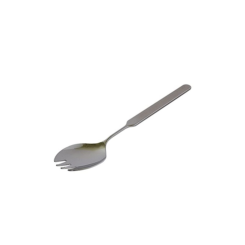 All Stainless Steel Handle, Spoon and Fork, Large