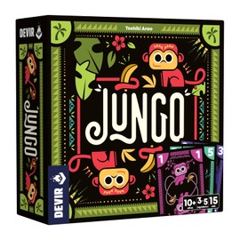 Devir Jungo, Brettspiel, lustiges und schnelles Spiel, Spiel mit Familie und Freunden, Partyspiel, Karten (BGJUNSP)