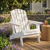 Gefaxi Oversize Wooden Outdoor Folding Chair with Armrest