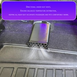 Sevomie Under Seat Vent Deflectors for Ford Maverick 2022-2025 Accessories, Airflow Deflector for Back Seat Passengers, Backseat Cooling Accessories(2pcs)