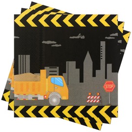 Pack of 40 Napkins Children's Birthday, Forest Animals Napkins Birthday Table Decoration, Jungle Napkins Happy Birthday, Forest Animals Party Disposable Napkins for Children's Birthday Boys Girls