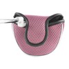 Andux Mesh Mallet Putter Cover Golf Putter Head Covers Pink,