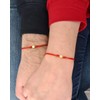 2 Pulseras de Hilo Rojo con Iniciales - Personalizada para