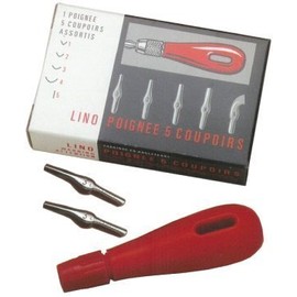 Lino Cutting Sets - With 10 Assorted Blades
