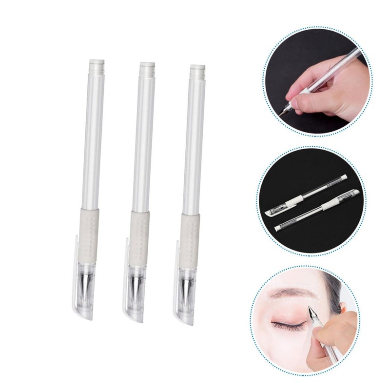 MERRYHAPY Microblading Eyebrow Marking Pen 3pcs Waterproof Skin Mapping Tool