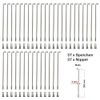 37 Pieces Spokes 292 mm spokes Silver Nirosta 2 mm