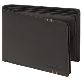 GlobeeCraft Men's Genuine Leather Wallet in Brown with Card Slots, Slim Wallet for Men, Stylish Wallet, Practical Wallet Ideal for Everyday Use and Travel