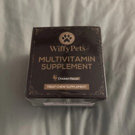 Wiffy Pets Chicken Flavor 11-in-1 Dog Multivitamin Chew for Sm, Med & Large Dog
