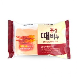 Red Ginseng Exfoliating Body Scrub & Bath Soap (1 pc) Perfumed Exfoliating Soap 10ea