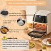 200-Piece Air Fryer Papers – Non-Stick Disposable Rectangular Parchment Paper