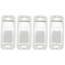 Wallplate Brackets for Lutron Caseta Pico Remote, 4-Pack – Seamless Remote Snap-in Installation Wall Bracket for Lutron Smart Switch, Durable Wall Mount Design for Lutron Pico Remote