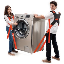 Ytonet Moving Straps, 2-Person Lifting and Moving System, Furniture Lifting Straps with Padded Back Support for Appliance, Mattress, Heavy Objects up to 800 lbs, 140 in Long Easy to Move, Lift, Carry