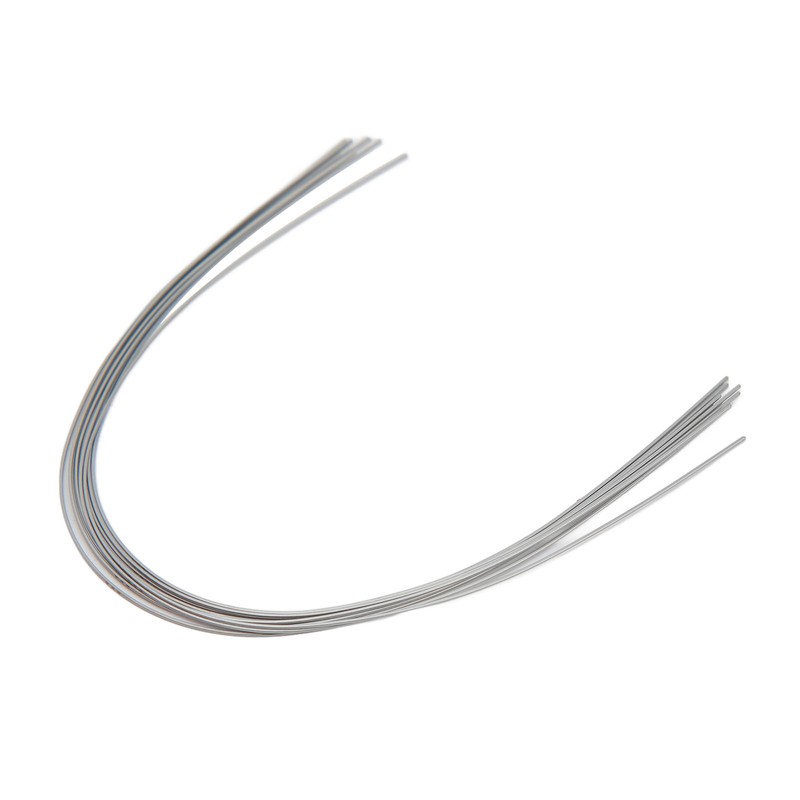50pcs Teeth Nickel Titanium Wire Square Elasticity Medical Metal Orthodontics
