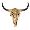 Schädel Stier edles indianisches Design 30 x 30 x 9