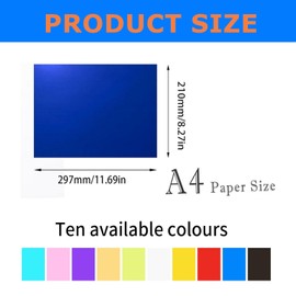 Colour Films Gel Colour Filter Filter, 20 Sheets 10 Colours Transparent Colour Films Photography A4 Transparent Colour Film Colour Films for Headlights for Reading Aids Lamp Headlight Photo Studio LED