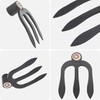 KADAX 3 Prong Potato Hoe Garden Hoe Forged Steel Manure
