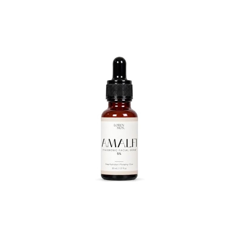 Amalfi Sérum Facial Hidratante con Ácido Hialurónico 5%, 30 mL.