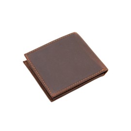 Mens Compass Wallets, Mens Wallets Leather Engraved, Travel Theme Crazy Horse Leather Bifold Wallet, Discover Explore Wallet Fathers Day