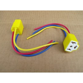 2 3 PIN FEMALE LAMP SOCKETS FOR P45T P43T MASSEY FERGUSON MF 135 165 185 35