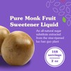 NuNaturals All-Natural Monk Fruit Liquid Plant-Based Sweetener, Zero-Calorie, Low Glycemic,