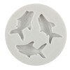 TAOXIBEI Sea Animal Polymer Clay Mold Shark Silicone Molds for
