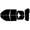 Rvinyl Window Tint Kit Compatible with Honda Cr-V 2002-2006 -