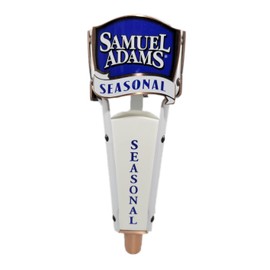 Sam Adams Short Seasonal Beer Tap Handle and Seasonal Cards