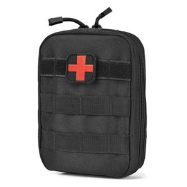 ASATechmed Tactical Military MOLLE First Aid IFAK Utility EMT Medical Pouch (Bag Only) Ideal Gift for First Responder, EMT, Paramedics, Soldiers, Police and More (Black)