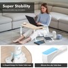 Lap Desk for Bed Adjustable Height, Foldable Bed Table with