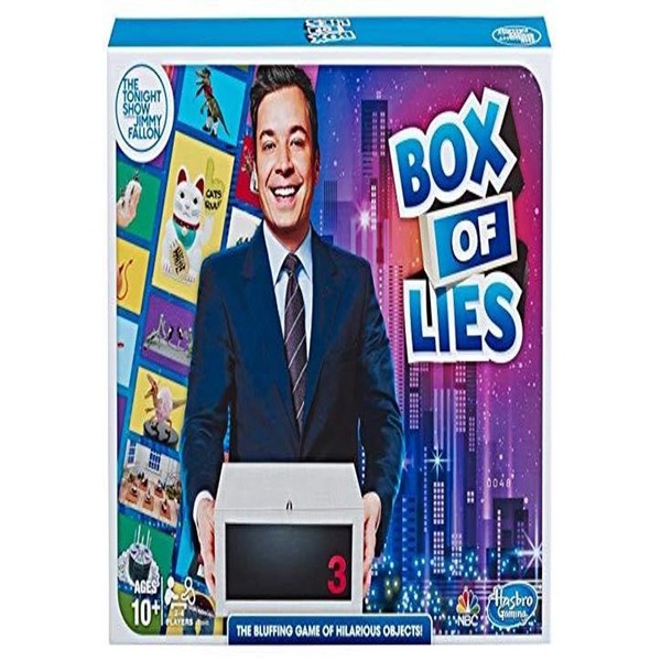 The Tonight Show Starring Jimmy Fallon Box of Lies Party Game for Teens and Adults