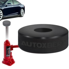 Heavy Duty Rubber Pad Bottle Jack Anti-Slip Adapter Pads Lifting Saddle 1 1/8" 29mm Recess on Bottom jacking Point for Most 5-8ton Jacks pad car Universal Repair Tool