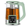Gourmia Electric Programmable Glass Kettle – 1.7L Temperature Control Tea